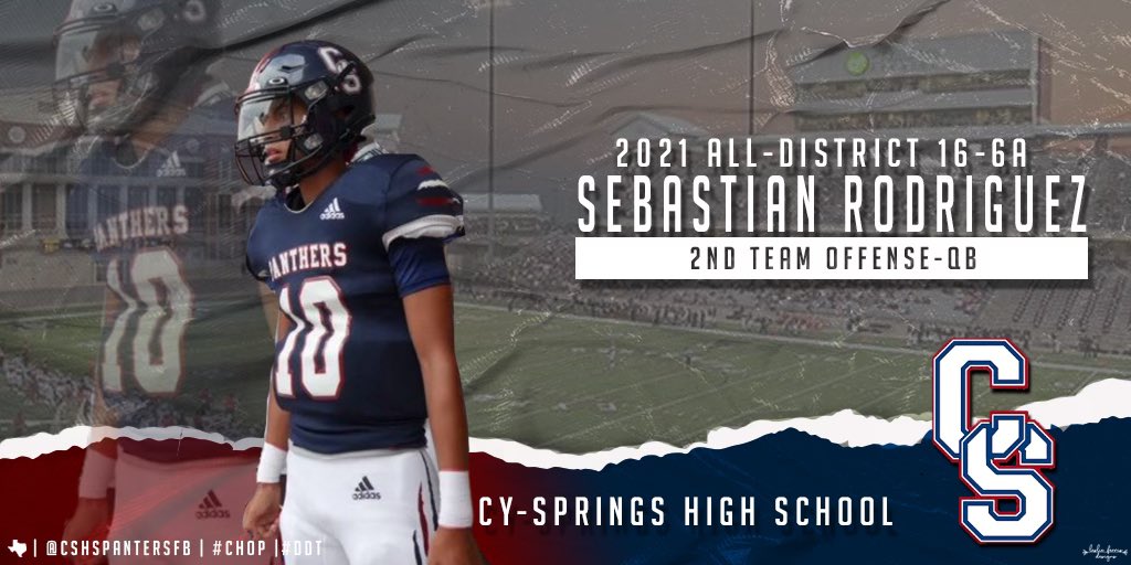 CSHSPanthersFB's tweet photo. Congratulations to these Panthers for receiving 2nd Team 16-6A All District Honors. #CHOP #DDT https://t.co/IXkGvK464P