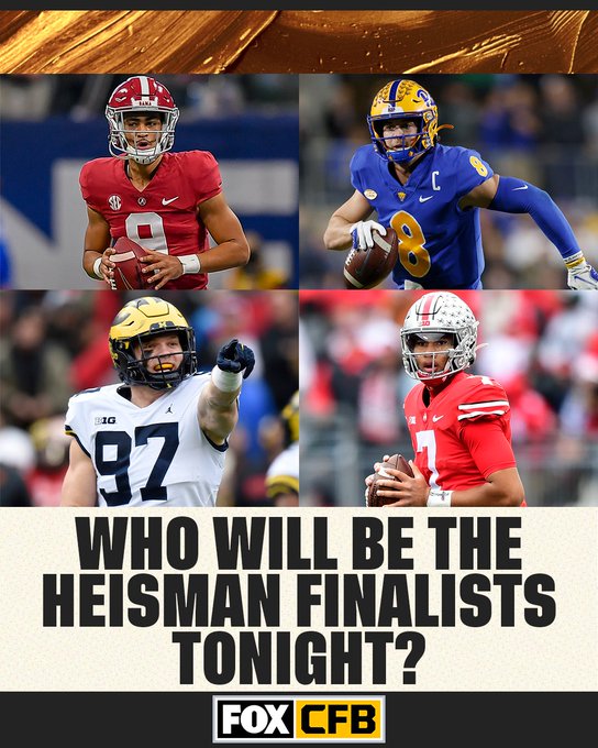 sportsthread's tweet photo. Thoughts on Heisman finalists??🧐 https://t.co/211mr1XvLd