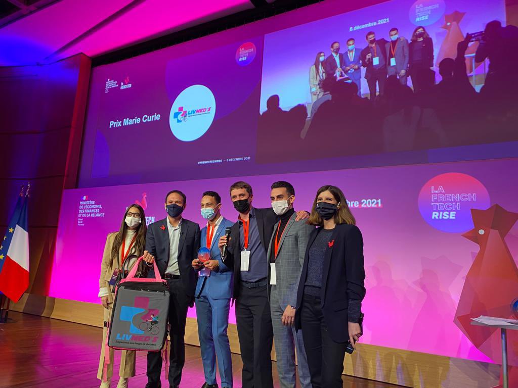 LivmedS's tweet photo. LivMeds gagne la coupe de France des Startups! #FrenchTechRise @FrenchTechCdA @frenchtech @ClaraChappaz @cedric_o 🍾 https://t.co/hqpD6j9EXb