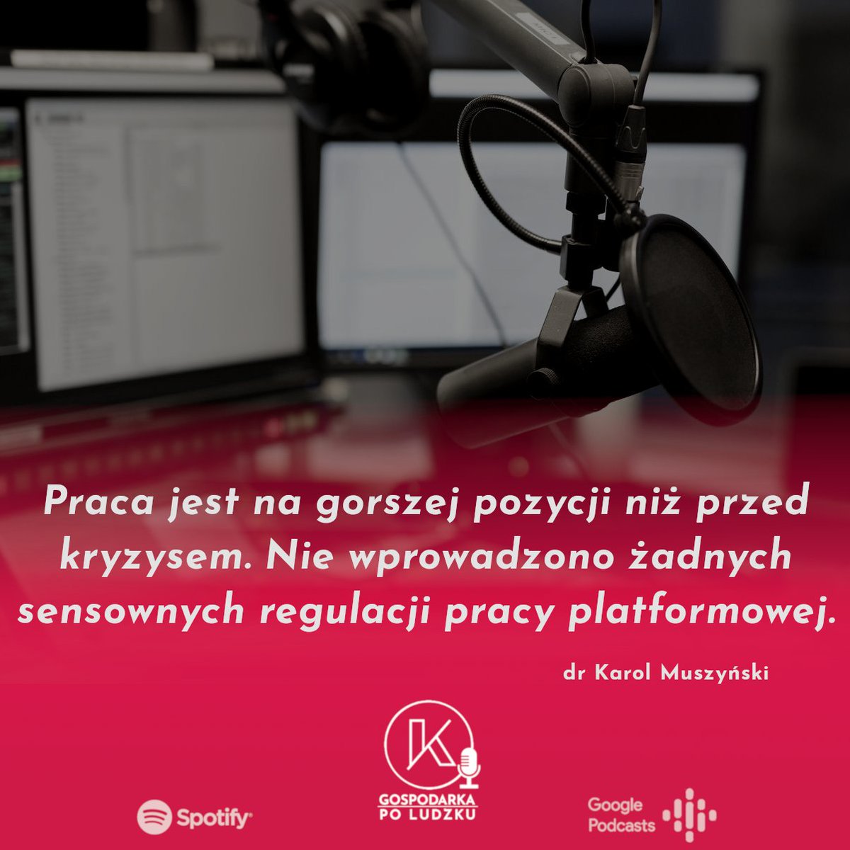 Miało być lepiej, jest gorzej. Nie ma żadnych konkretnych regulacji. Pracujący w pierwszej linii ryzykowali swoje zdrowie, a warunki ich pracy nie poprawiły się. <a href="/ZiarnoJerzy/">Jerzy Ziarno</a> rozmawia z <a href="/muszynski_karol/">Karol Muszyński</a> o pracy w kryzysie w naszym podcaście "Gospodarka po ludzku"! 📻