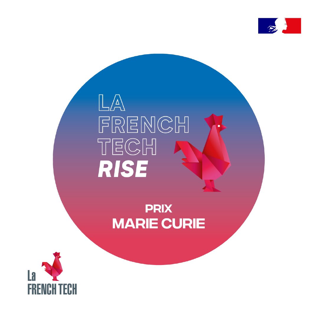 LaFrenchTech's tweet photo. Le prix « Marie Curie » est attribué par le jury #FrenchTechRise à @LivmedS de la capitale @FrenchTechCdA 🏆 https://t.co/hPgMCI3NFl