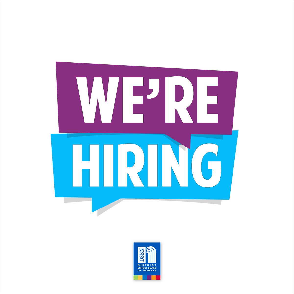 📣 Come work with us, 𝐖𝐄'𝐑𝐄 𝐇𝐈𝐑𝐈𝐍𝐆! #DSBN is looking for 𝐒𝐞𝐜𝐨𝐧𝐝𝐚𝐫𝐲 𝐎𝐜𝐜𝐚𝐬𝐢𝐨𝐧𝐚𝐥 𝐓𝐞𝐚𝐜𝐡𝐞𝐫𝐬. This posting is on Apply to Education, and it includes all the information you need to know for your application → network.applytoeducation.com/Applicant/AttJ…