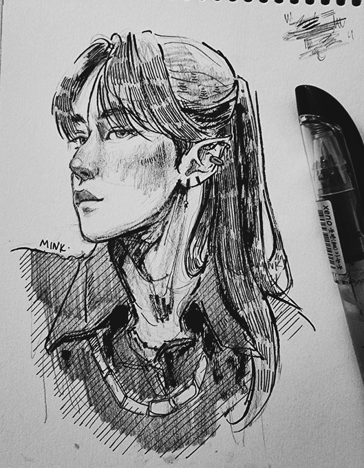 gave him longer hair 