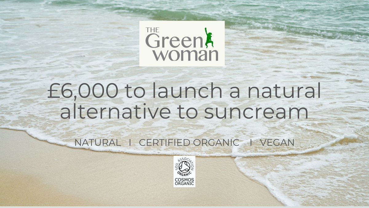 THE GREEN WOMAN ARE CROWDFUNDING! 

Help us launch the UK's first certified organic, water resistant suncream &amp; you can be the first to try it before it goes on sale! crowdfunder.co.uk/help-us-launch…

#crowdfunding #naturalsuncream #Ludlow