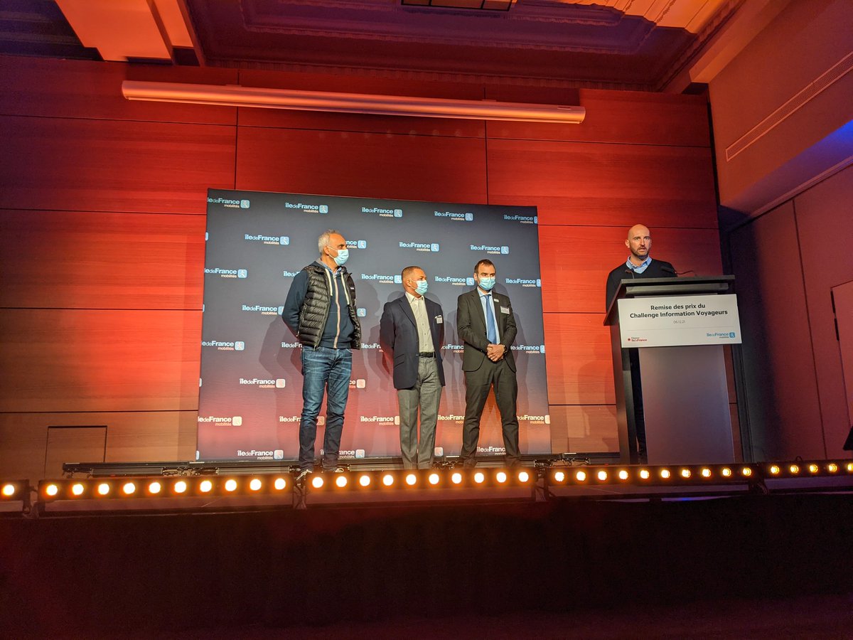 IDFmobilites's tweet photo. 🥈 2nd prix - Visitmoov 🥈

👉 @Visitmoov propose une solution de calculateur d'itinéraires intermodaux touristiques et sur mesure, prenant en compte les lieux touristiques, les événements et les différents modes de déplacement, via des APIs. https://t.co/mSktdYyM5w