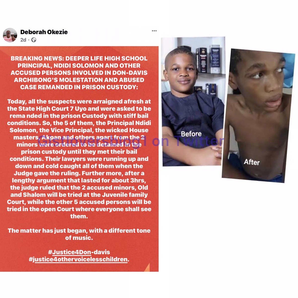 Michediamond's tweet image. I am glad to see that our voices did not go down the drain in #JusticeforDondavis
Other hastags we have trended like;

#JusticeforHinyUmoren
#JusticeforKaren 
#Justiceforsylvester. God help us get justice in all and the mother of all #Endsars 🙏🏼.