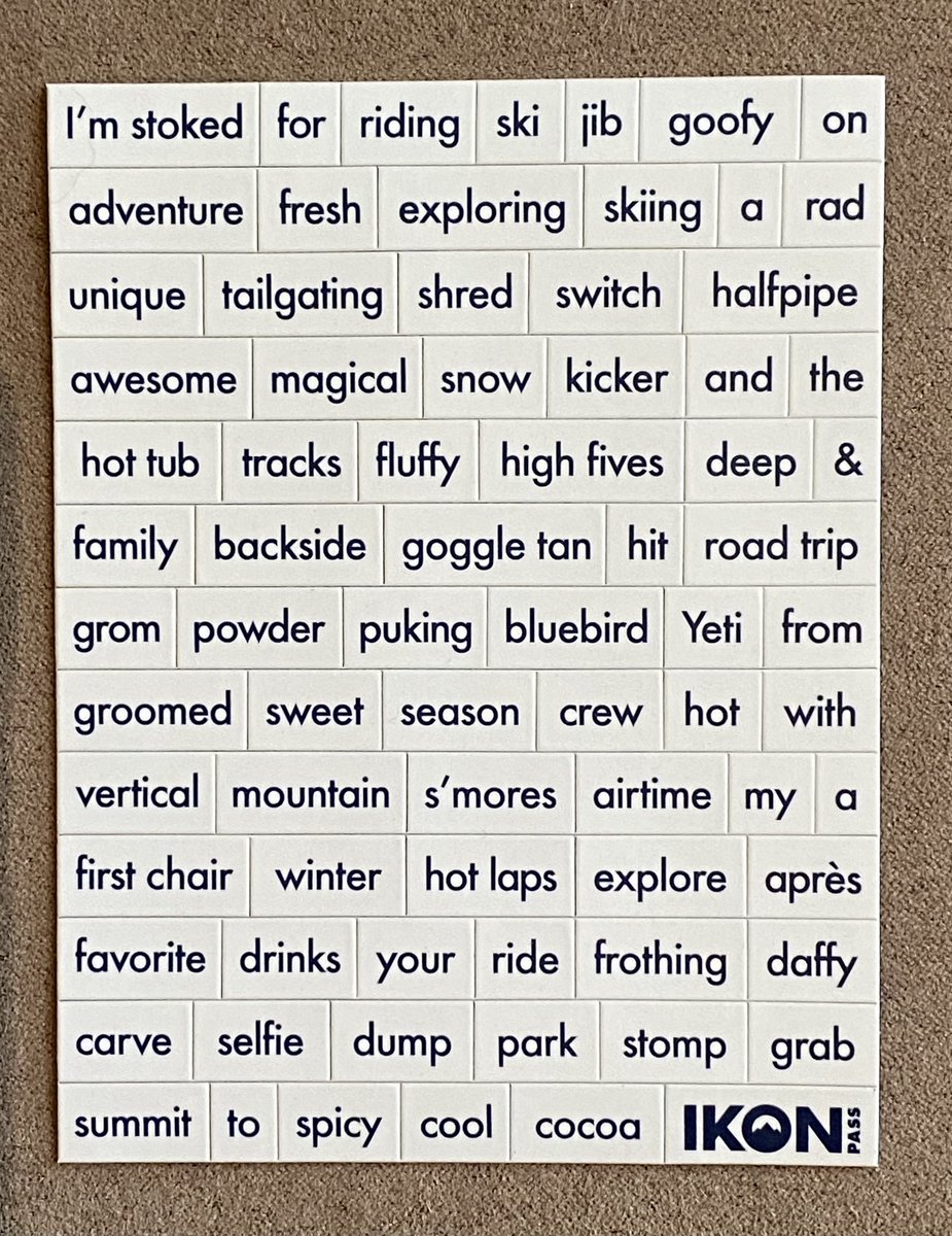 silke4senate's tweet image. Thank you @IkonPass for thinking of this cancer #unsurvivor when putting together the fridge magnet words. #fuckcancer #sideeffucks