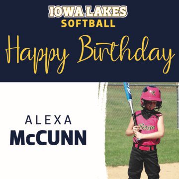We want to wish freshman Alexa Mccunn a very happy birthday! Have a wonderful day! 🎉🎈💙