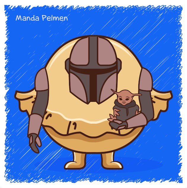 Unique character! A new exclusive hero is already waiting for you!
Manda Pelmen
A brave and strong dumpling will surely defeat all the villains!
 “I’m a Manda Pelmen. Game are part of my religion.”
Take this hero now: yli.ink/zjime
#TheMandalorian