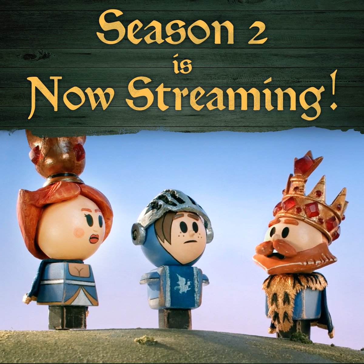 SwordsOnHulu's tweet photo. Season 2 of #CrossingSwords is now streaming on @hulu! Kingstown awaits you. 🏰 https://t.co/wyYjWkuyXF