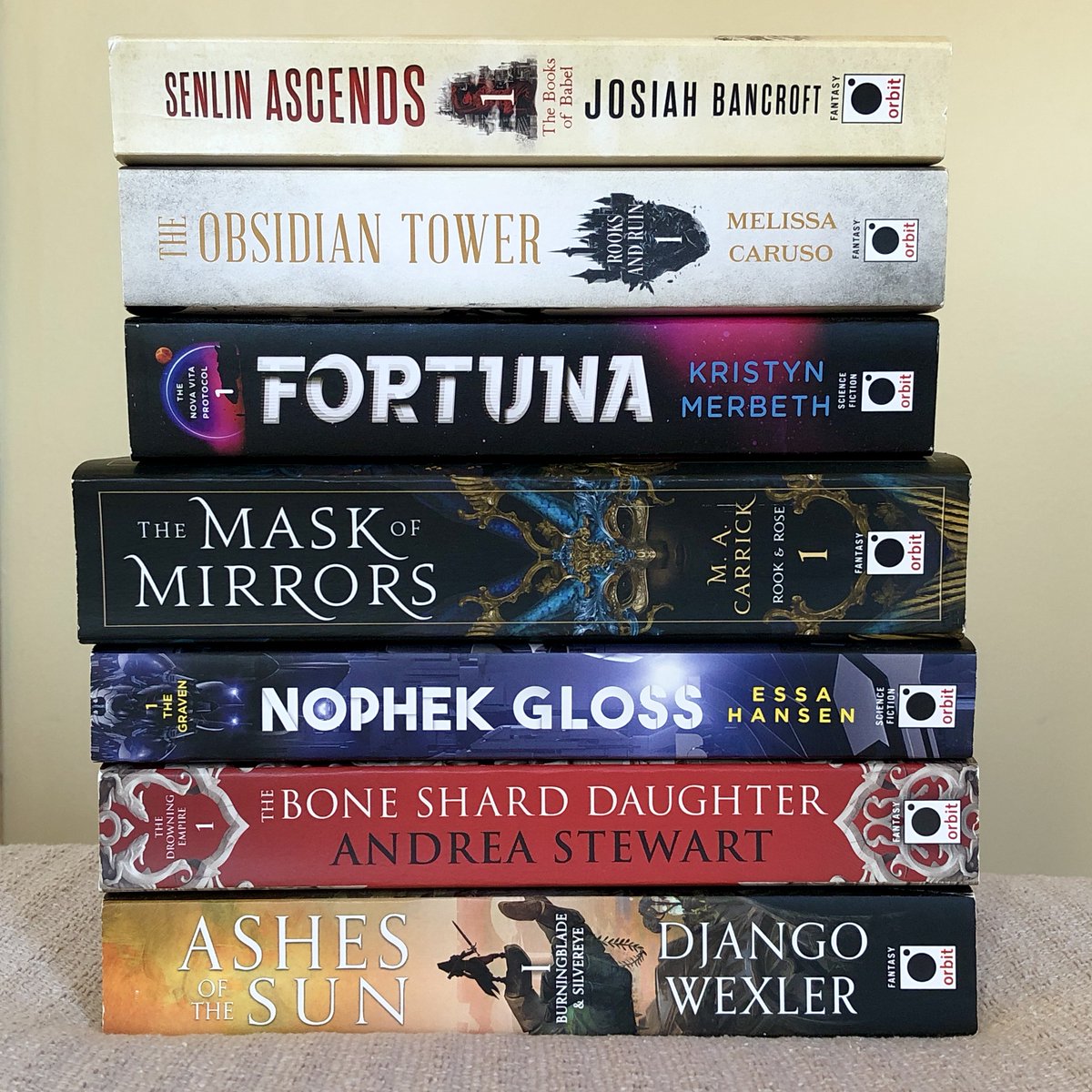 orbitbooks's tweet photo. Looking for a new series to dive into? We're giving away this bundle of First in Series books whose sequels are already out or out soon! 

To enter for a chance to win, retweet this tweet &amp; follow 
@orbitbooks. 

US ONLY. Ends 12/10/21 5:00pm EST. Rules: https://t.co/jlDVNJnIeZ https://t.co/a0DmxdPJh2