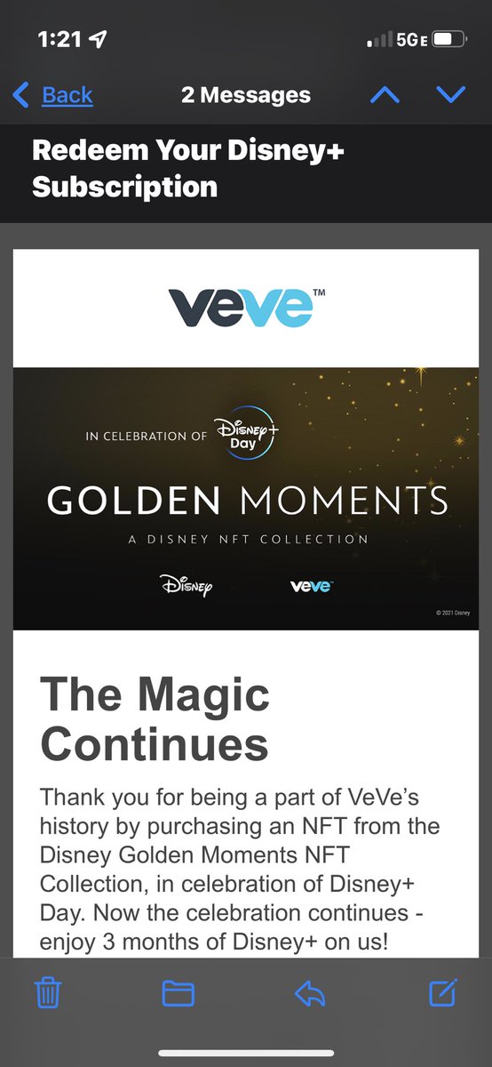 cbsmith24's tweet photo. Last giveaway was a success.
Giving away one Disney plus membership that I got for the golden moments AND another winner will get a comic!
FOLLOW @GinGyHendrix 
AND @mvlcolmnvsh AND retweet to enter this one WINNER PICKED WEDNESDAY NIGHT @VeVeViral @Gastou_NFT #VeVeFestivus #nft https://t.co/78Ddw9dybQ