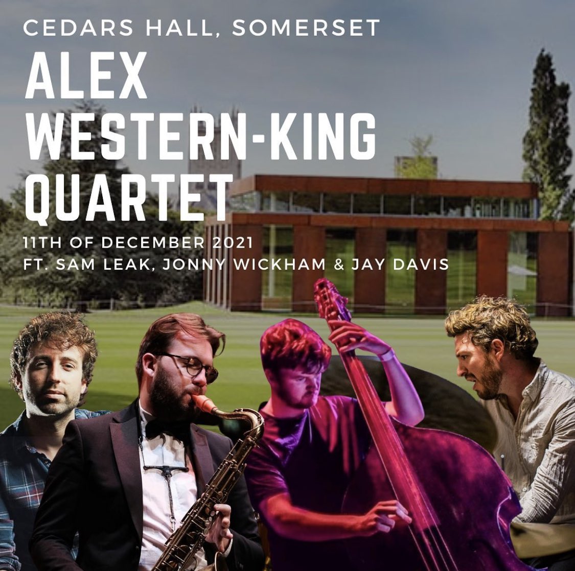 Cedars Hall (@cedarshallwells) on Twitter photo We’re so excited to be welcoming the <a href="/alexwesternking/">Alex Western-king</a> quartet to <a href="/CedarsHallWells/">Cedars Hall</a> this Saturday! 🎟 bit.ly/AlexW-K #cedarshall #alexwesternking #jazz #jazzinsomerset We’re so excited to be welcoming the <a href="/alexwesternking/">Alex Western-king</a> quartet to <a href="/CedarsHallWells/">Cedars Hall</a> this Saturday! 🎟 bit.ly/AlexW-K #cedarshall #alexwesternking #jazz #jazzinsomerset