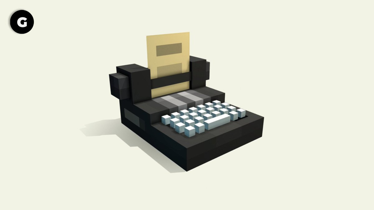 GrahamADM's tweet photo. #Typewriter  (Comissions Open)

Made with: 
@blockbench

Rendered with: 
@Sketchfab

#lowpoly #3dmodeling #minecraft #blockbench https://t.co/YnFn7vLElZ