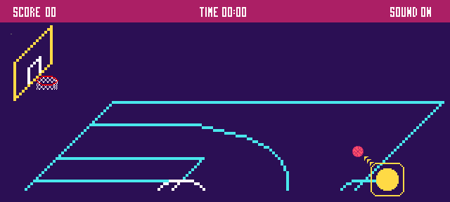 kerodekroma's tweet photo. Finally! This is the first minimalistic mockup for pickaball using #funkyfuture8 palette #gamedev #indiedev #pixelart https://t.co/iHY20YMdwX