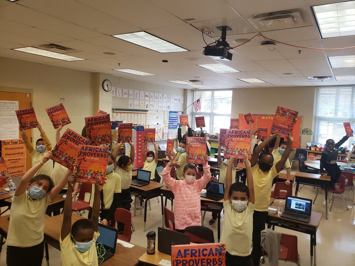 Thank you to <a href="/AOBFound/">AnOpenBookFoundation</a> for inviting <a href="/johnnettabcole/">Johnnetta Betsch Cole, Ph.D.</a> and myself to share our book AFRICAN PROVERBS FOR ALL AGES with young scholars at <a href="/RosaParks_PGCPS/">Rosa L. Parks Elementary</a>
"Happiness is not perfected until it is shared!" <a href="/MacKidsBooks/">MacKids Books</a>  <a href="/Oprah/">Oprah Winfrey</a> Book