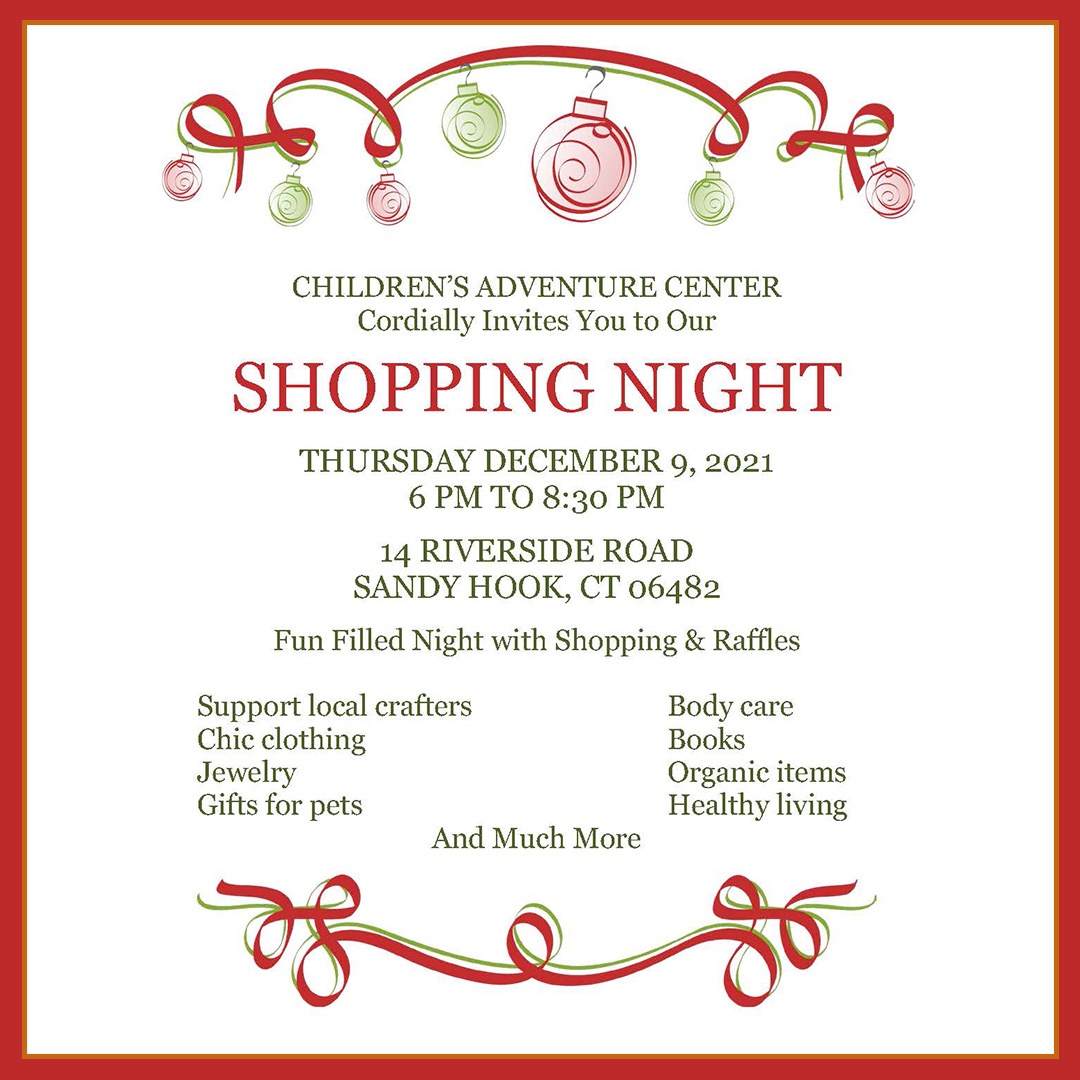 Chamber Member the Children's Adventure Center hosts a holiday Shopping Night, details and more in today's Chamber News - December 6, 2021 - mailchi.mp/newtown-ct/ncc… #newtownct #shoplocal #smallbusiness