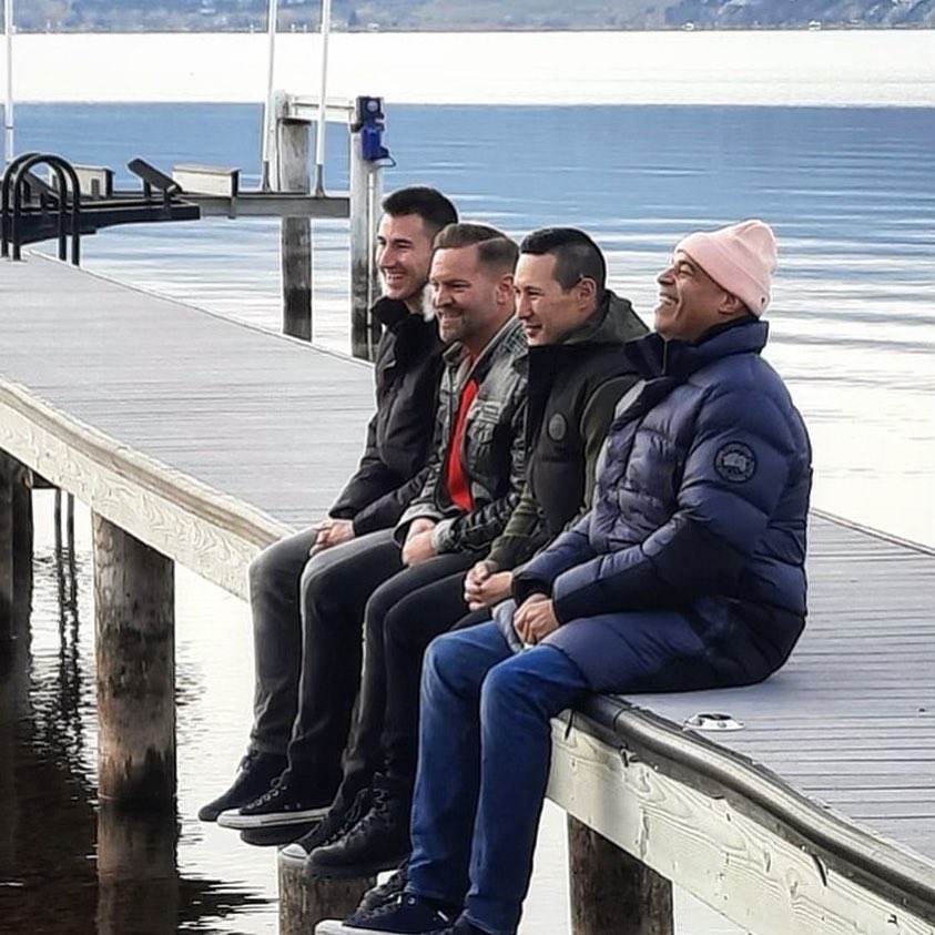 ShaneFen's tweet photo. There is an exciting announcement coming soon we can’t wait to share 🎥 

In the meantime, here’s some BTS photos of @Jtootoo22 @AdamScoreG Hammy and I at the beach on a cold day 🥶 

Drip by @canadagoose 💧

#scoregproductions #documentary https://t.co/6YsuzHMaGE