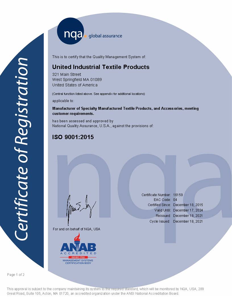 UITProd's tweet photo. Pleased to announce @UITProd has been recertified for ISO 9001:2015! Recertification audits are conducted by a third party to ensure compliance with the #ISO standard and procedures outlined in our #QualityManagement system. https://t.co/FZaSxJ0lL4