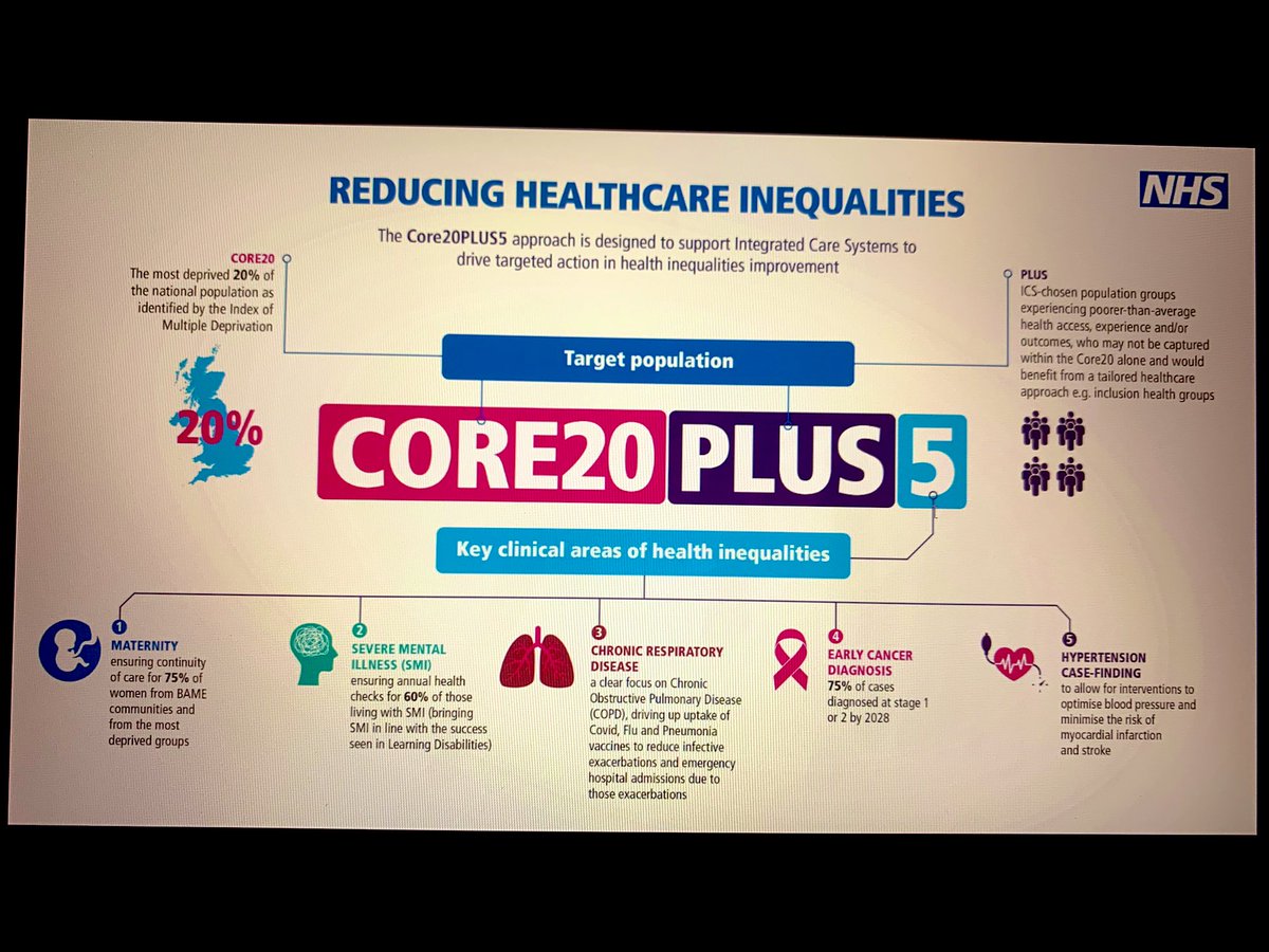 Nav1gSharif's tweet photo. Saw this #core20PLUS5 @NikkiKF @DrHNaqvi @NHSEngland @JaneScatt @AHamiedNHS @AbdulRazaq_PH @TonyMcD99535329 @nadeem_safina @drrichardp @dr_sakthi @jaweeda_idoo @RCN_inclusion on my NHSE laptop screensaver. Consolidates the x5 key clinical areas of health inequalities 🏥 https://t.co/zSSXy5s3mR