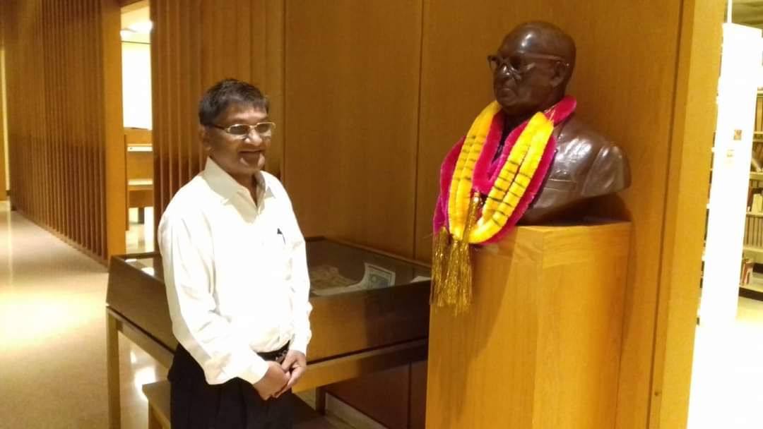 Respectful homage to Dr. Ambedkar. Remembering my visit to Columbia University, New York where Dr. Ambedkar studied
