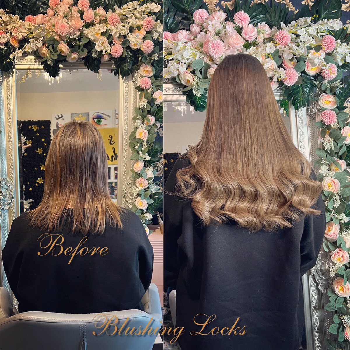 blushinglocks's tweet image. 𝐎𝐍𝐋𝐘   𝐎𝐍𝐄 👸🏻 
With only 50 grams a magical difference can happen with the help of @RemiCachet elegance half Weft for this stunning client this evening
