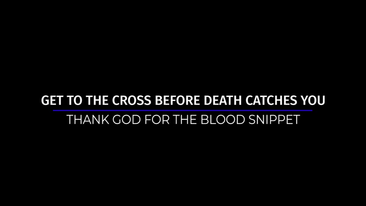 GSM_thesaint's tweet photo. PASTOR RONNIE USES THE FAMOUS GAME "HIDE AND SEEK" AS AN ILLUSTRATION TO SHOW THE POWER OF THE BLOOD OF JESUS AND HOW WE NEED TO GET TO THE CROSS BEFORE DEATH CATCHES US.  

https://t.co/BLWp4lpRPB https://t.co/75ZE9at6Km