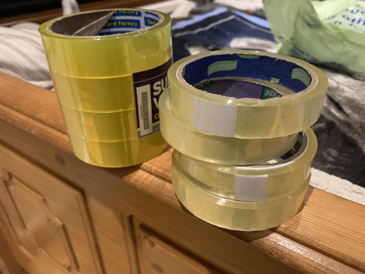 Wolfenaround_1's tweet photo. I think I got too much Sellotape ๐ฌ #Christmas #anyonewantsome https://t.co/H2oB9iADbL