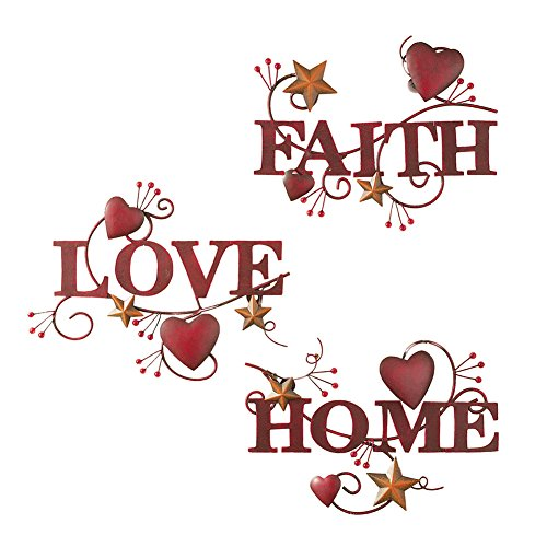 ways_our's tweet photo. Collections Etc Red Home, Love and Faith Metal Wall Art – Set of 3

https://t.co/gKpnLwRfc0

#onlineshop #shop #shopping #gift #Christmas https://t.co/tGb4MK5vzi