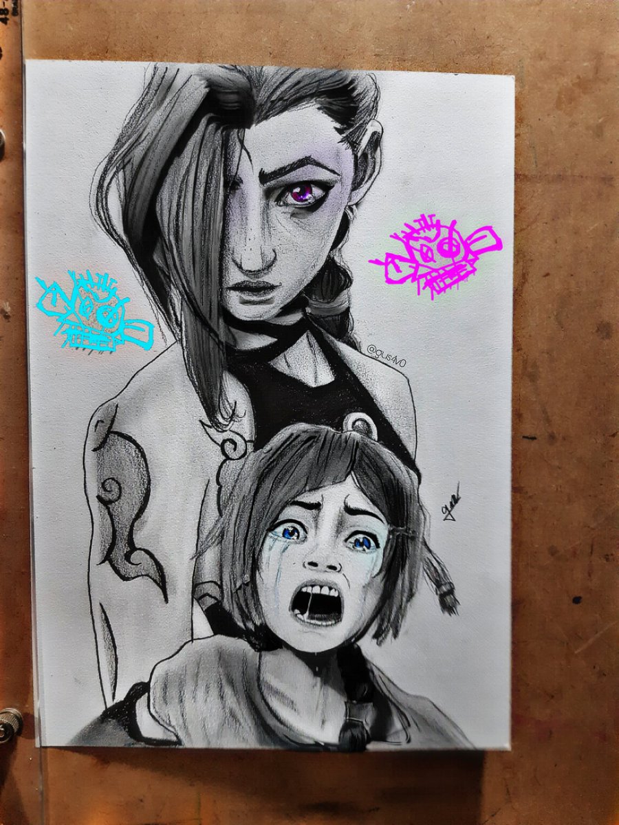 Gus_4v0's tweet photo. #lol #lolzinho #LeagueOfLegends #League_of_Legends #Arcane #Jinx #br #jinxfanart https://t.co/SLS59TCy49
