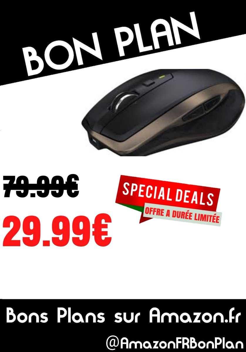 AmazonFRBonPlan's tweet photo. Logitech MX Anywhere 2
Prix de base : 79.99€
Prix en promotion : 29.99€
Via le lien suivant : https://t.co/9bUHmfjYO8
Bon achat à tous ! https://t.co/iofUMb4YCz