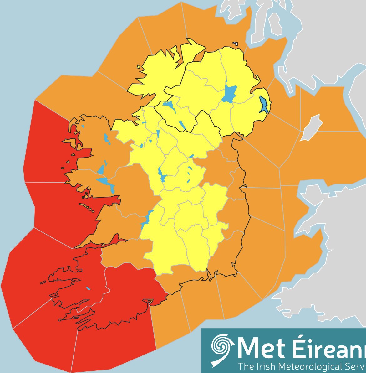 their we have it fokes ! despite brexit we are quite litrally bein forced into a meteorological united ireland , the protacol simpley must go ! 😡 #StormBarra #Brexit