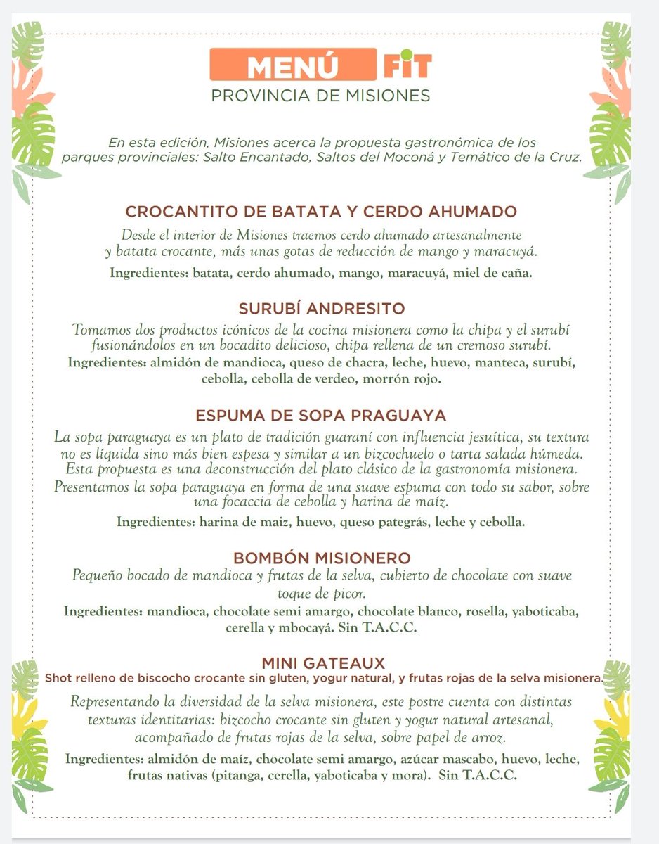 vanninavera's tweet photo. La gastronomía de los parques provinciales fue protagonista en el stand de Misiones, durante la FIT.
👉 El público degustó un menú sin tacc, acompañado de una gran variedad de tés. 
Reducimos el uso del plástico utilizando elementos de la naturaleza para las presentaciones https://t.co/MvE3VScYMM