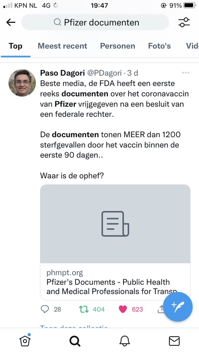 sabrinaTessaM's tweet photo. @adegraat @PvanHouwelingen De documenten zijn inmiddels overal online te lezen, gebruik op Twitter maar eens de hashtag #pfizerdocumenten.
Hierin is duidelijk te lezen dat er ontzettend veel mensen schade hebben opgelopen of overleden zijn, conclusie is 1 op de 34. Time to wake up! https://t.co/ZvTtWNYHFO