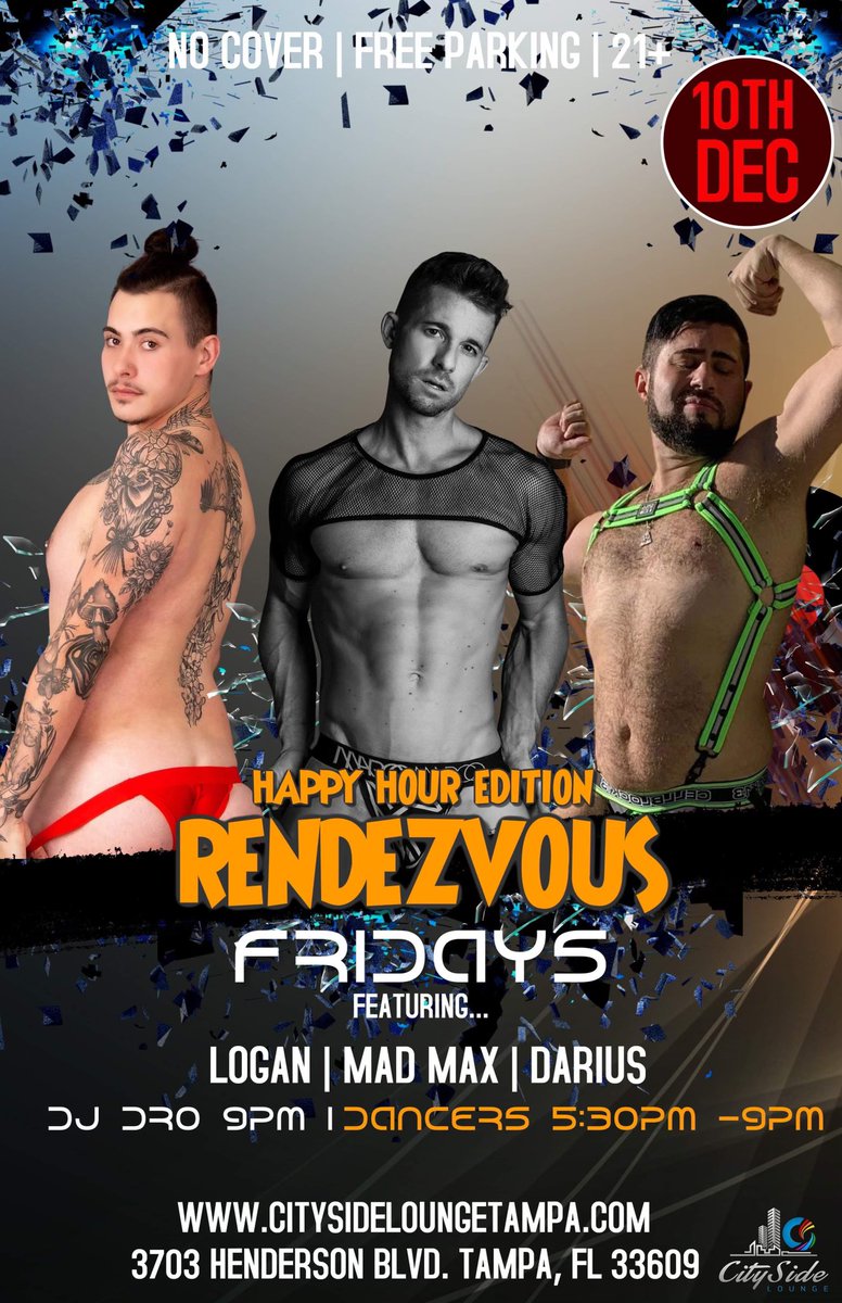 tatted_btm's tweet photo. If you already don’t have plans this Friday December 10th 5:30-9 pm come out for Happy Hour 🥰😘 #gaytampa #tattoos #LGBTQ https://t.co/FE3Pk1sfEV