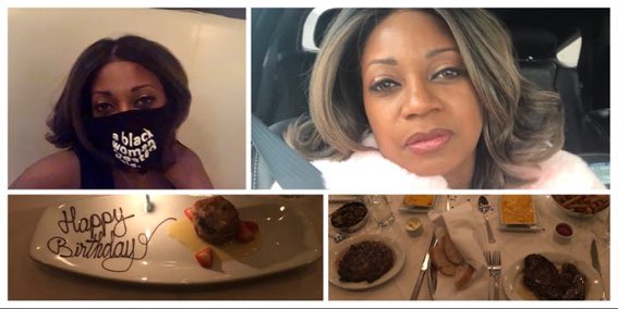 lildocd's tweet photo. This post is a day late but fell asleep by 11P! Officially climbing the hill now! 51 years young! Thanks @ruthschris Minneapolis for a wonderful meal! #carselfie #birthdaygirl #fauxfur #fiftyish #birthdaygifts #nightout #glammakeup #emptynesterlife #stellagothergrooveback #selfie https://t.co/1yFIuNCvOi