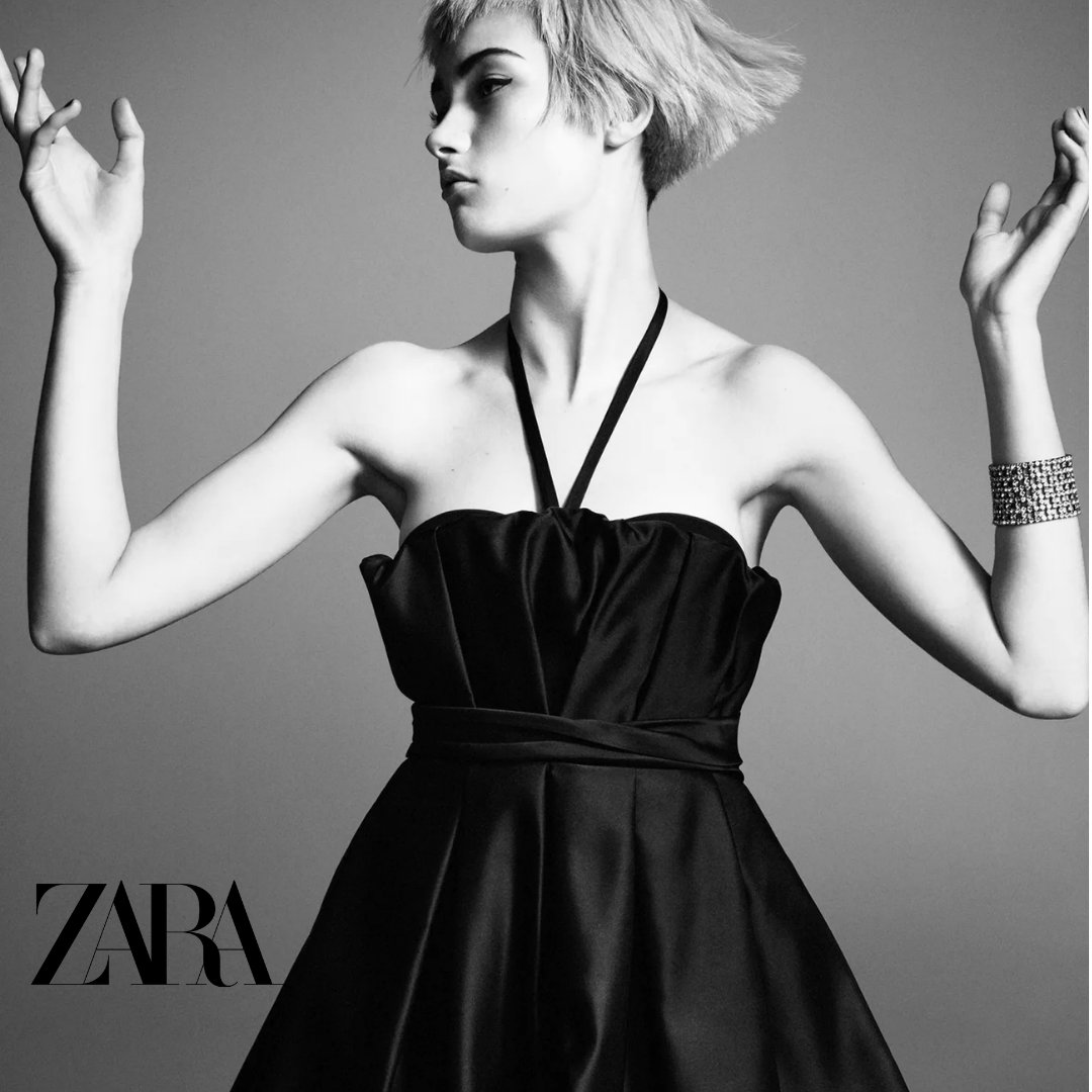 For the night, wear black <a href="/zara/">ZARA</a>#ZaraColombia