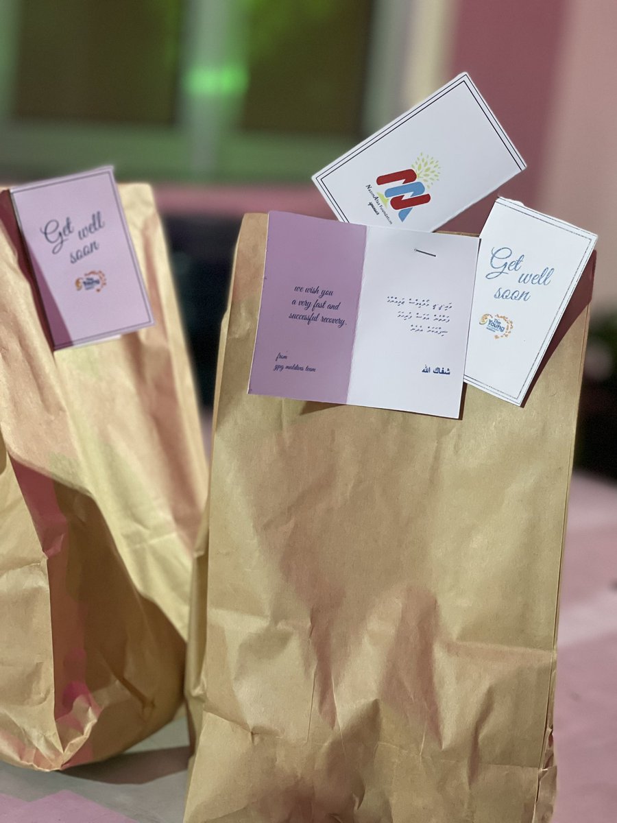 ypgmaldives's tweet photo. We donated 100 care packages to Pearl Medical Centre for patients, wishing them a successful recovery during this difficult times. Happy to start networking with Health Institutions to conduct SHA programs. Special thanks to @nazimafaa for the generous grant supporting the cause. https://t.co/fnFjsnmgx6