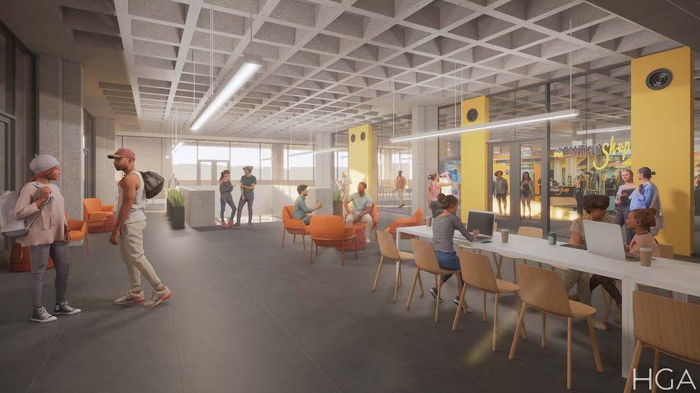 UWM's tweet photo. ICYMI, the @UWMUnion is getting a refresh ✨ The upgrades include adding more windows for natural light, replacing &amp; rearranging furniture for comfort, improving the layout for easier navigation, updating the infrastructure and more. Get the details ➡️ https://t.co/Y9hHHrET6h https://t.co/JrWv8n39Hj