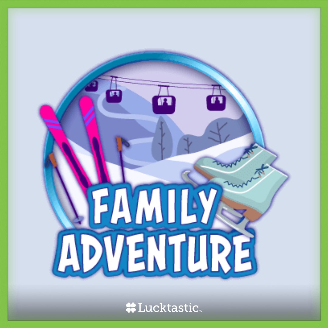 Win a family adventure on us! Whatever adventure your family wants to go on we want to give you $150 for it. 🎿🏂 Enter in app now→
lucktastic.onelink.me/3188221026/302…