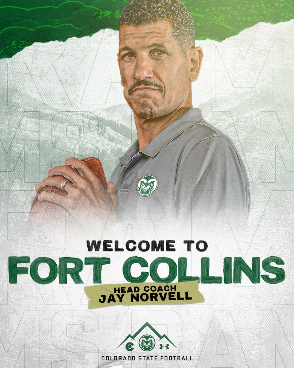 Colorado State Football (@csufootball) on Twitter photo 𝐒𝐓𝐀𝐋𝐖𝐀𝐑𝐓.
Introducing the 𝟮𝟰𝘁𝗵 head football coach at Colorado State...
<a href="/CoachJayNorvell/">Jay Norvell</a>‼️ 𝐒𝐓𝐀𝐋𝐖𝐀𝐑𝐓.
Introducing the 𝟮𝟰𝘁𝗵 head football coach at Colorado State...
<a href="/CoachJayNorvell/">Jay Norvell</a>‼️