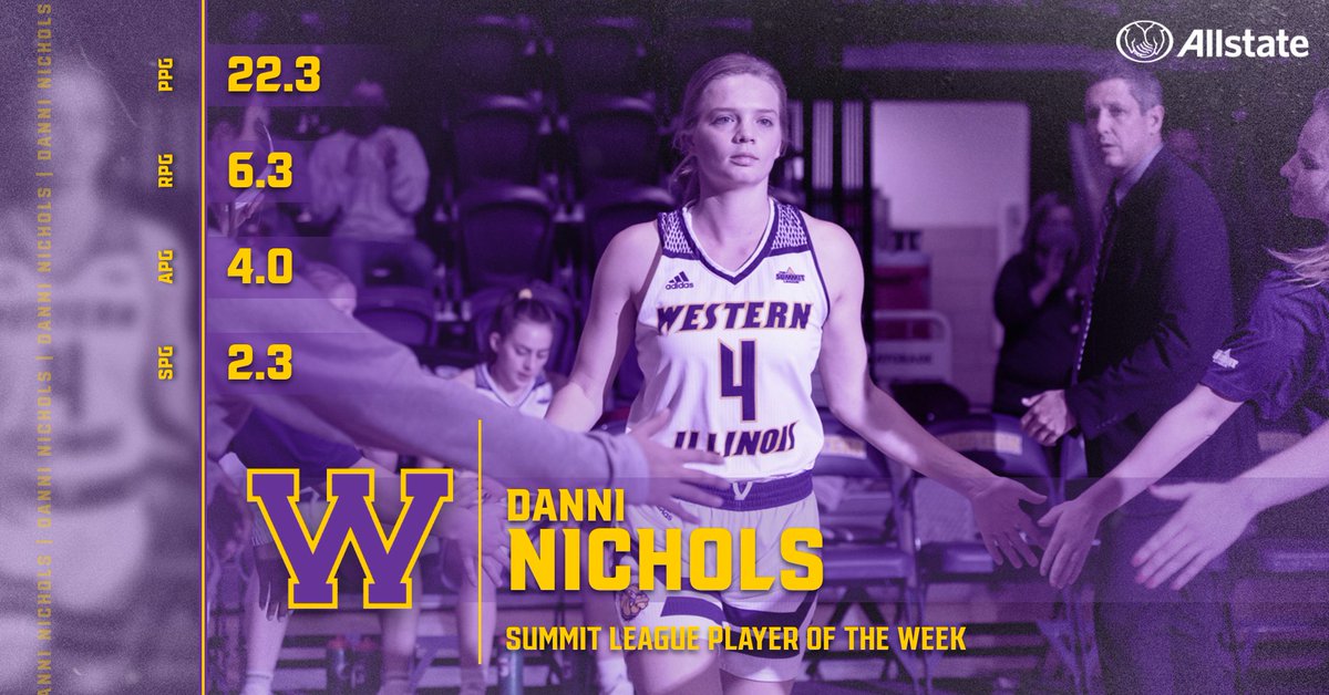 - Crossed the 1,000-point plateau
- Team leader in points for 3⃣ straight games
- Named Compass Challenge MVP

... Not too surprised with this one 😅

𝘾𝙤𝙣𝙜𝙧𝙖𝙩𝙨, 𝘿𝙖𝙣𝙣𝙞!!
<a href="/thesummitleague/">The Summit League</a> 𝙋𝙡𝙖𝙮𝙚𝙧 𝙤𝙛 𝙩𝙝𝙚 𝙒𝙚𝙚𝙠

📰: bit.ly/3rCAbKZ

#TRADITIONofTOUGH