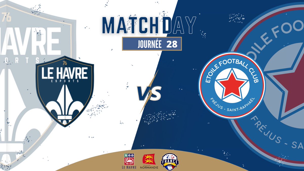 AbyssalxLeHavre's tweet photo. [Jour de match] 

📍: @VPGFrance_ 
🏆: ligue 1
⏱: 21H20 / 22H00 / 22H20 
⚽️ : @EtoileFC_eSport / @UM_eFoot / #AbsoluteFoot https://t.co/zVvjT0LnaV
