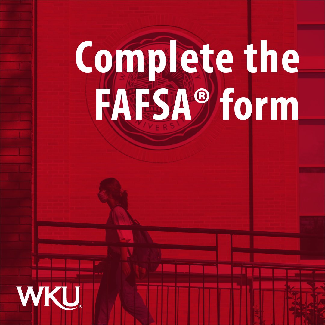 As a Dual Credit student, you may be new to the FAFSA® process. If you plan to come to WKU as a freshman, we encourage you to complete FAFSA to find out your aid eligibility. Completing the FAFSA form is free. Visit FAFSA.gov to get started. #WKU #ClimbWithUs <a href="/wku/">Western Kentucky University</a>