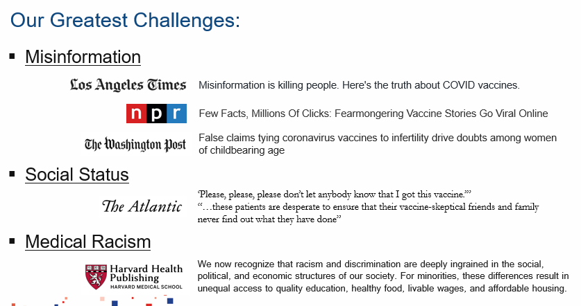 ValueCaptureLLC's tweet photo. Are you facing challenges similar to the ones Legacy Health faces in improving staff vaccination rates? Register for 12/7 webinar to learn how Legacy approached this issue, gaining +10% in vax rates. #HealthEquity #Engagement #Respect https://t.co/oPAMBEoM21 https://t.co/HFpgpFBR0b