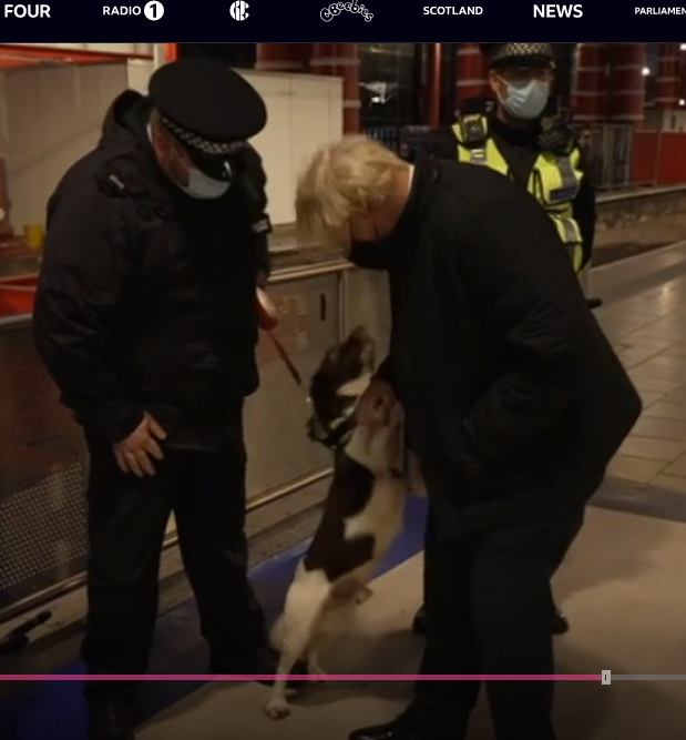 Paul_Kearns01's tweet photo. @BorisJohnson BREAKING NEWS

While on set of the new live action Mr Benn film the character actor Alexander Boris de Pfeffel Johnson (known as Boris) was singled out by a Police drugs sniffer dog. Downing Street later stated they could not comment on the situation...
Wha..wha..whaaaaa... https://t.co/2uc0L8XnB5