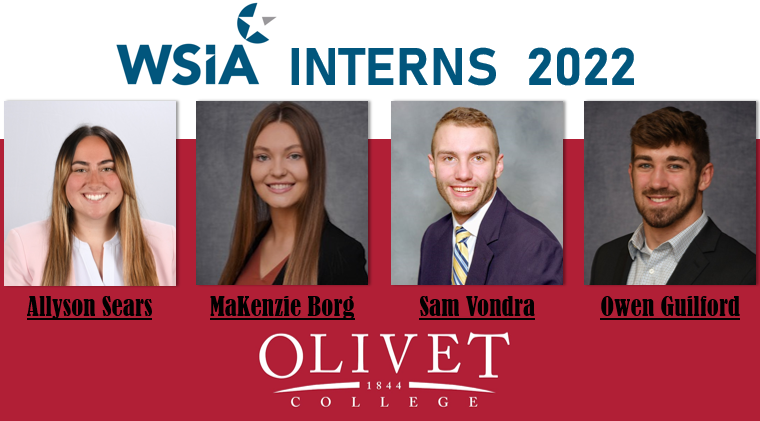GisOlivet's tweet photo. Olivet College and the GIS Alpha Alpha Chapter are proud to announce this year we have FOUR students that were offered an internship with the Wholesale and Specialty Insurance Association (WSIA). 

Congrats to Allyson Sears, MaKenzie Borg, Samuel Vondra, and Owen Guilford! https://t.co/Aj3RfvyJPp