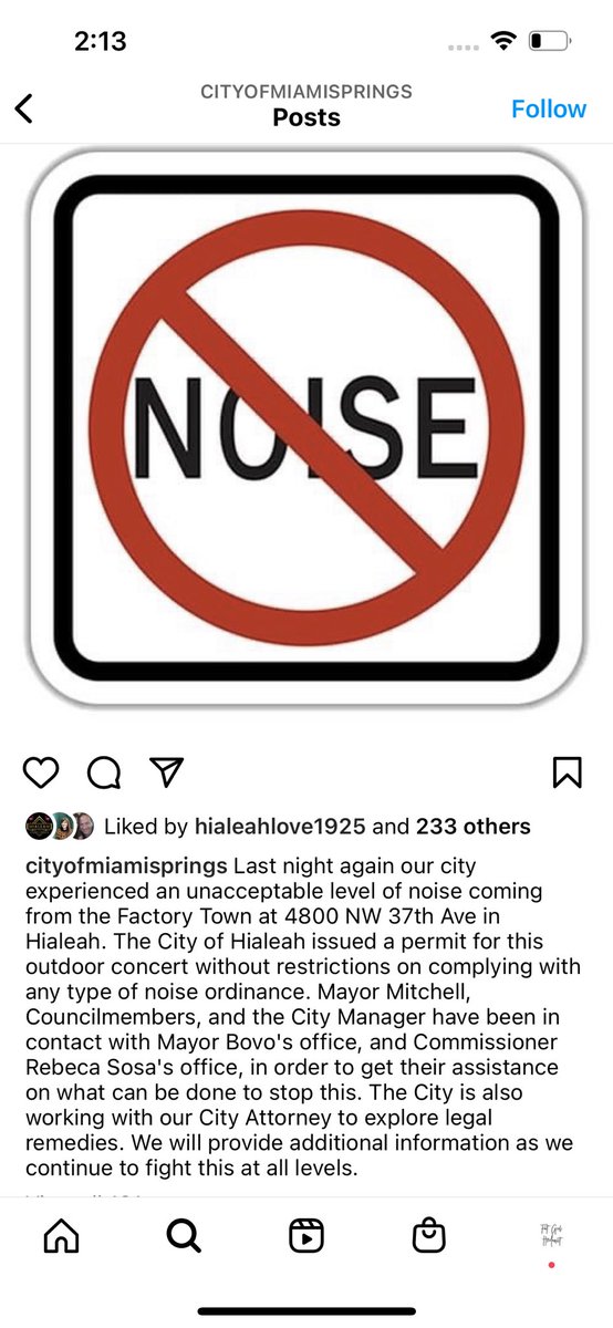 FlavorHedonist's tweet photo. Im living for this growing beef between Miami Springs and Hialeah over the noise from Factory Town. https://t.co/UTYhK9v2lD https://t.co/qoAZGHEaI9