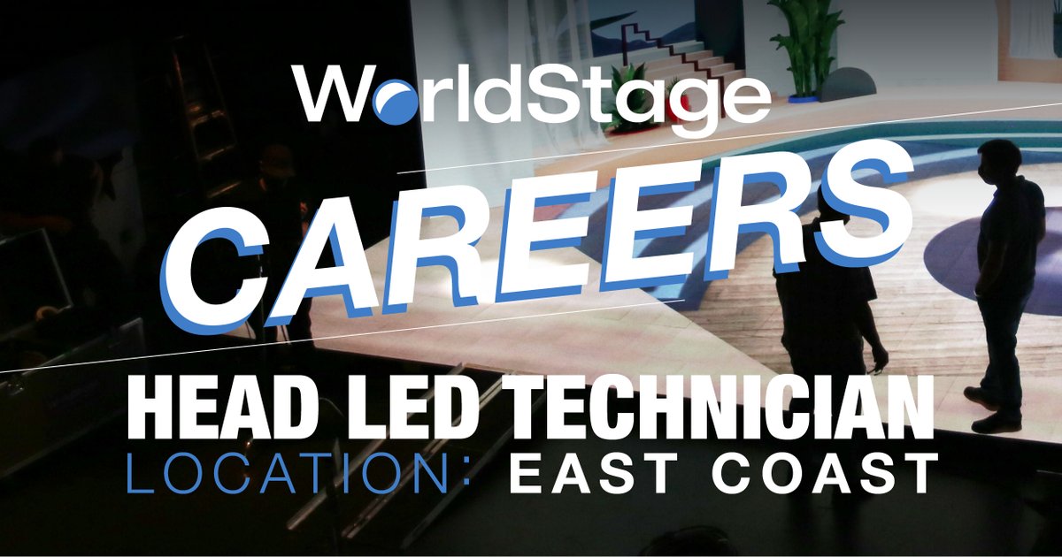 East Coast Based LED Technicians Join Our WorldStage Team! View open positions and apply directly at: worldstage.com/careers/ #TeamWorldStage #PeopleMakeTheDifference #Career #Jobs #TheUltimateResource