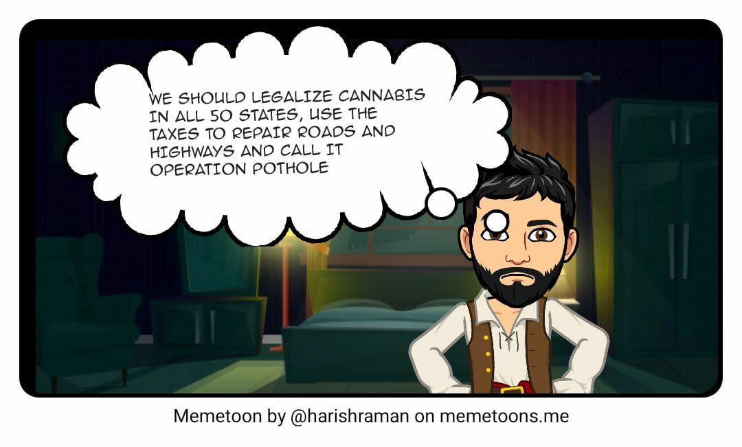 Memetoons_app's tweet photo. Let's build on this comic: https://t.co/aTgwaAGSUC

@elonmusk 

#CannabisLegal #CannabisCommunity #memes #memesdaily #memetoons https://t.co/HYbJ1AC2a4